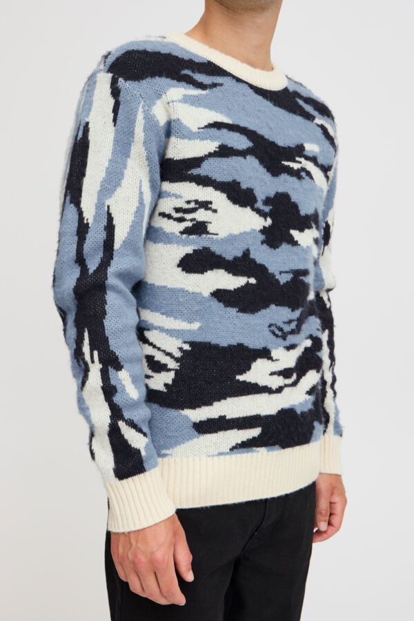 CFKLAES camo knit