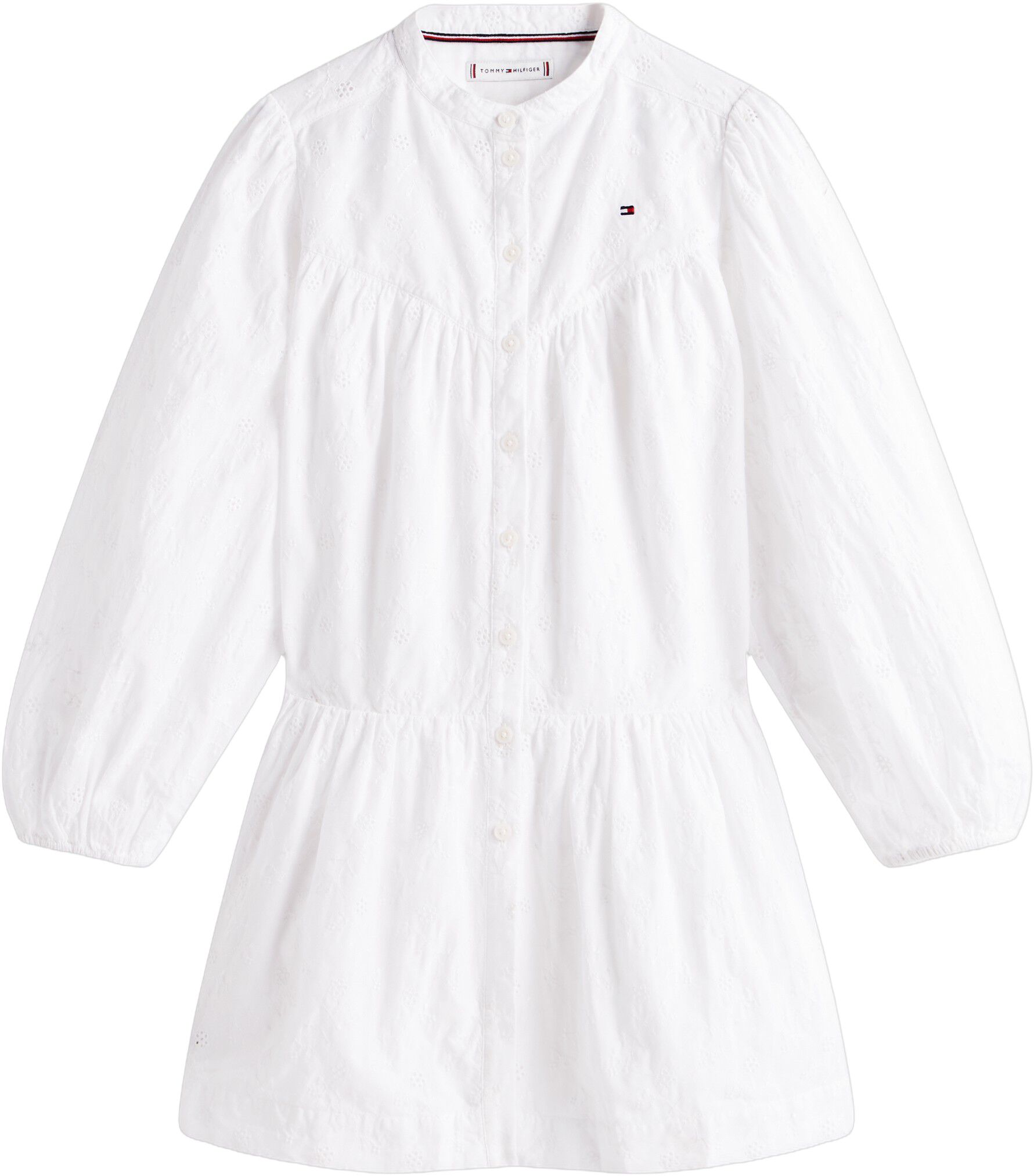 Broderie Anglaise Shirt Dress