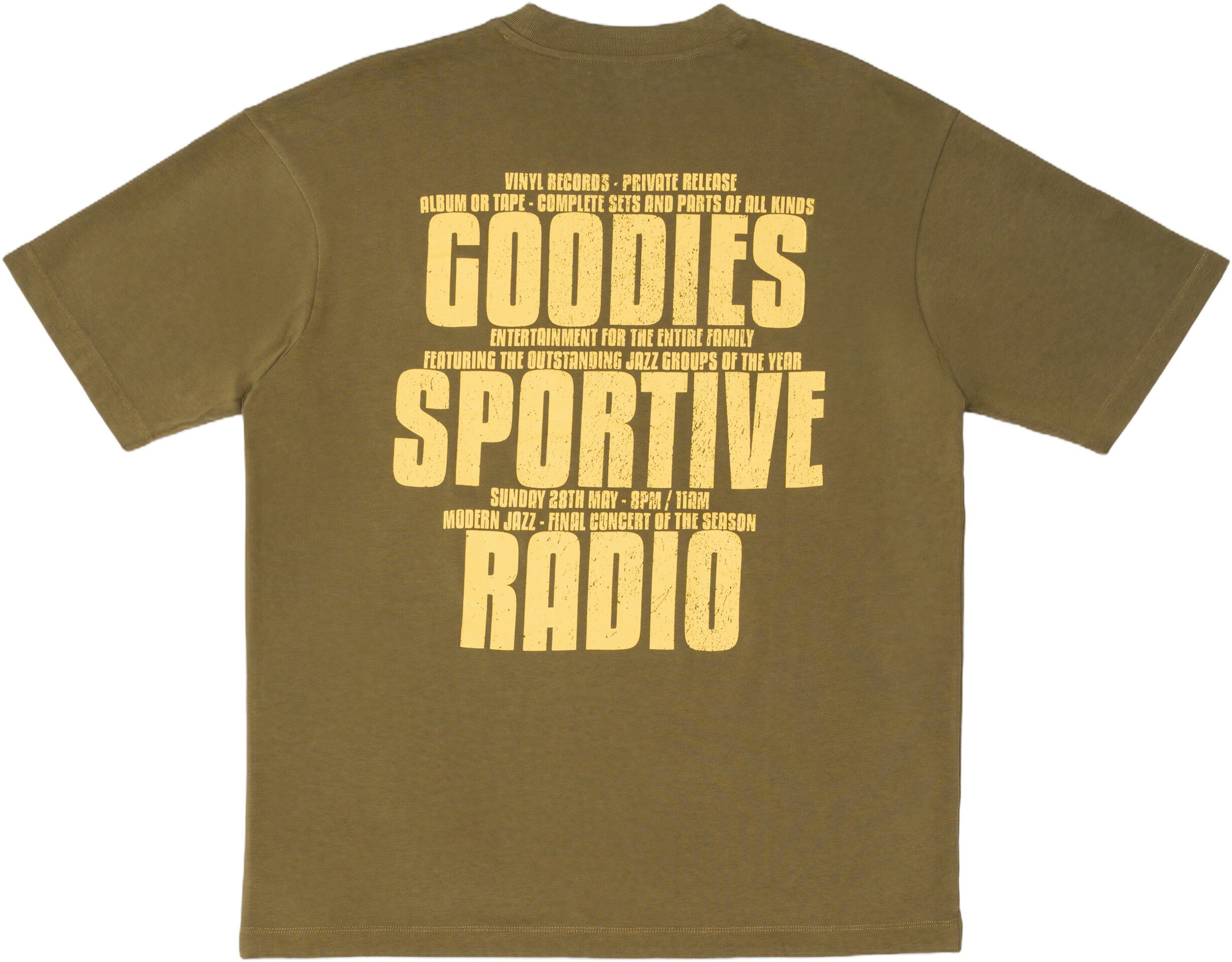 SPORTIVE RADIO KHAKI TEE