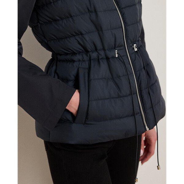 Quilted Funnelneck Puffer Jacket