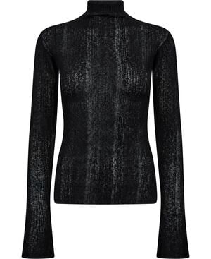 Peek Top Black Airy Linen-34