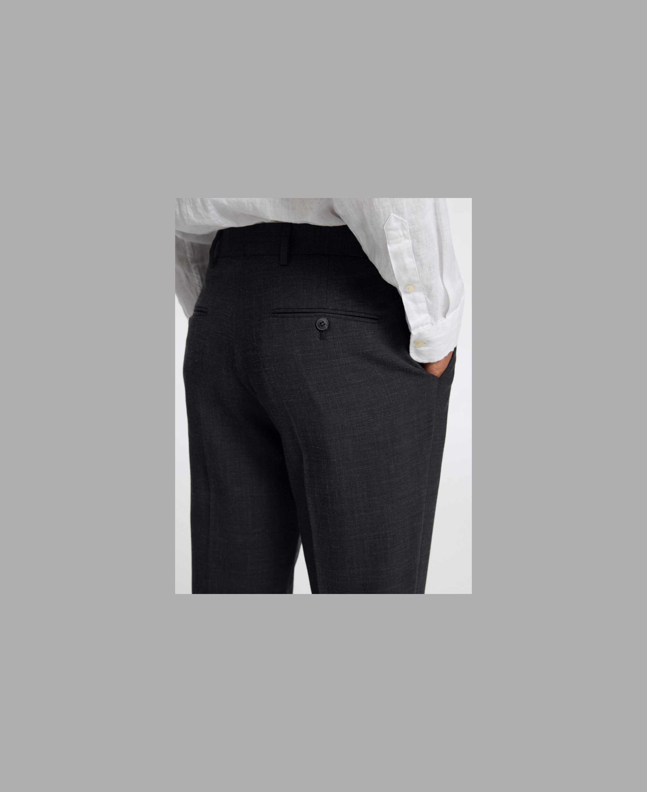 Slhslim-Oasis Linen Trs Noos