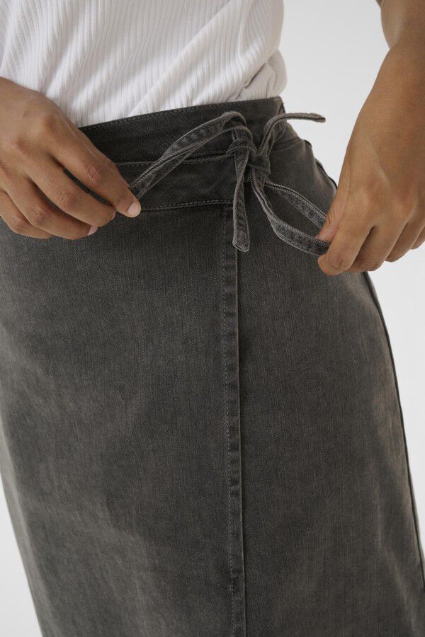 KCsina Wrap Denim Skirt