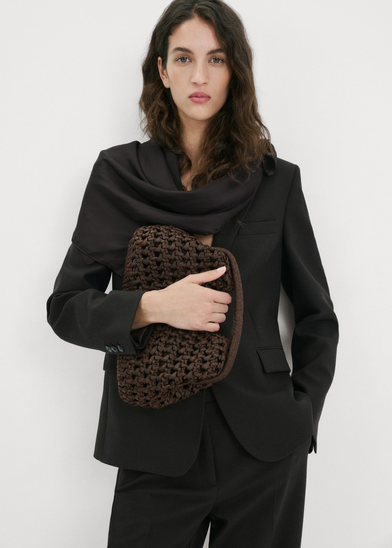 Natural fibre handbag