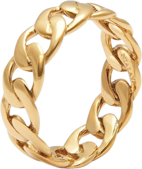 Chain Ring in Gold
