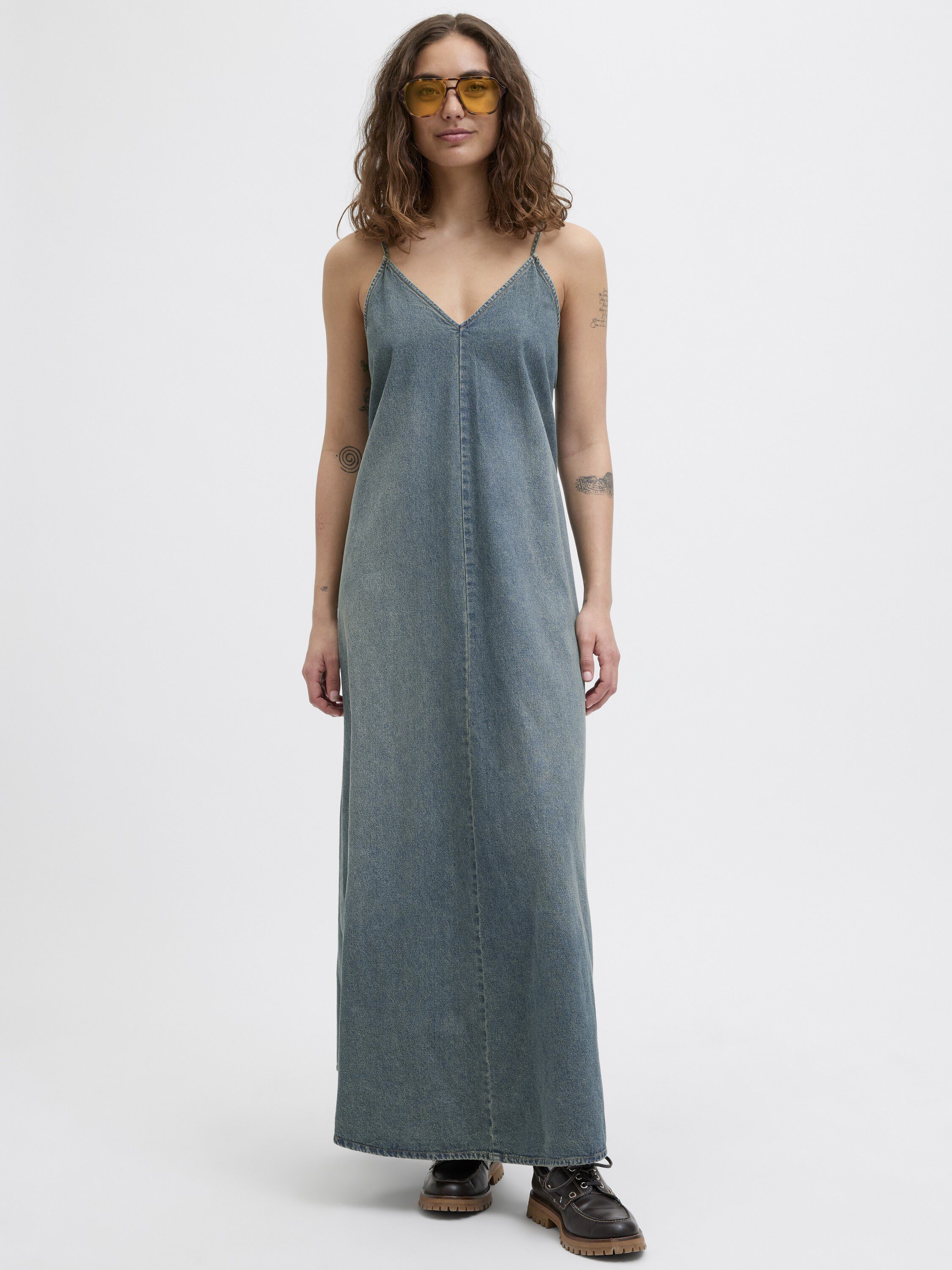 JXTUVA LONG DENIM DRESS DNM