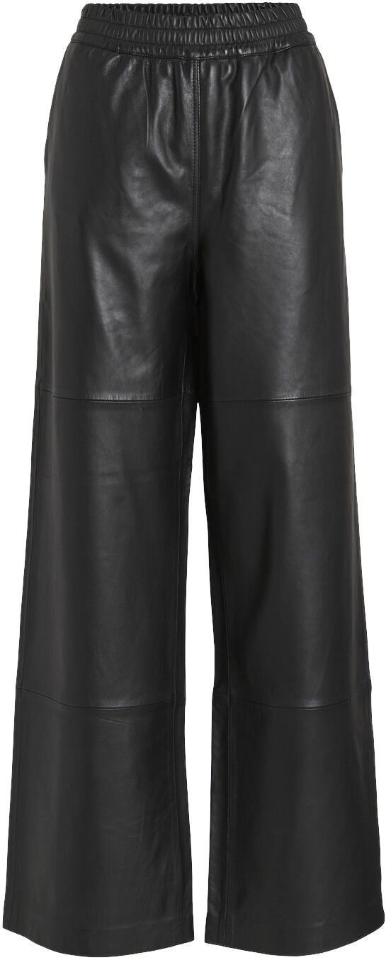 Rouisabel Hw Fl Wf Leather Trouser/Pf