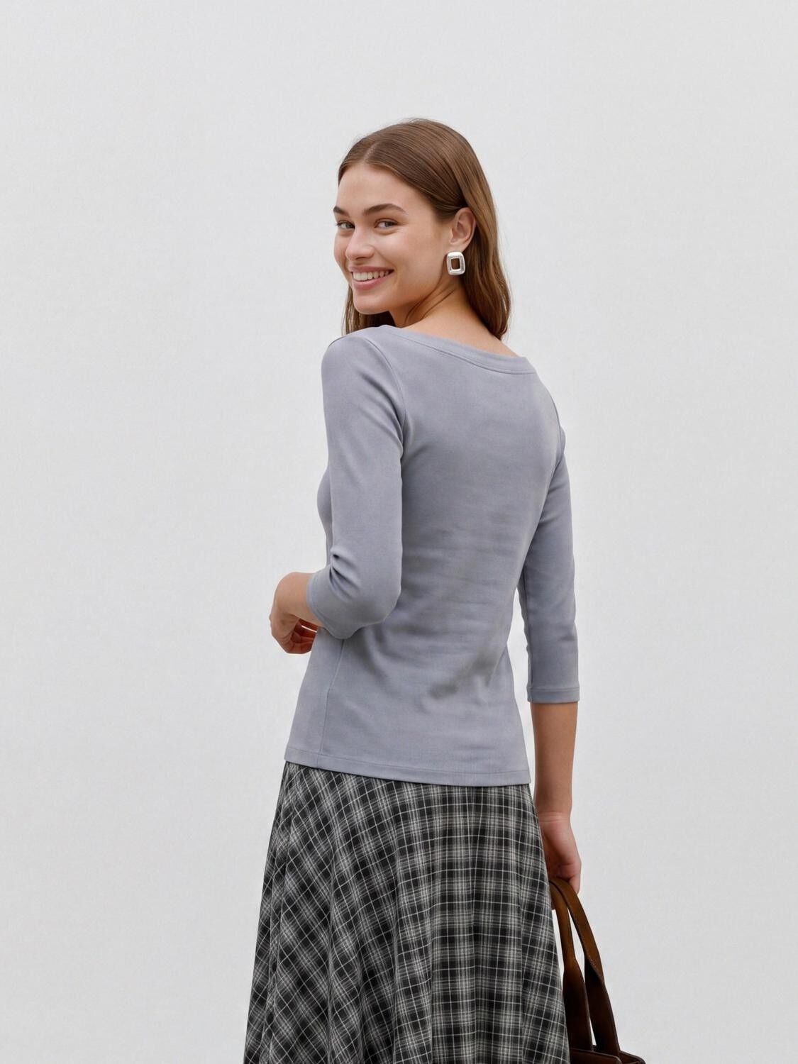 AWTHEA 3/4 BOATNECK TOP EXCL NOOS
