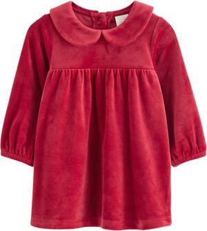 A soft and comfy velour dress with