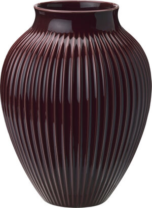Knabstrup vas H 27 cm ripple berry
