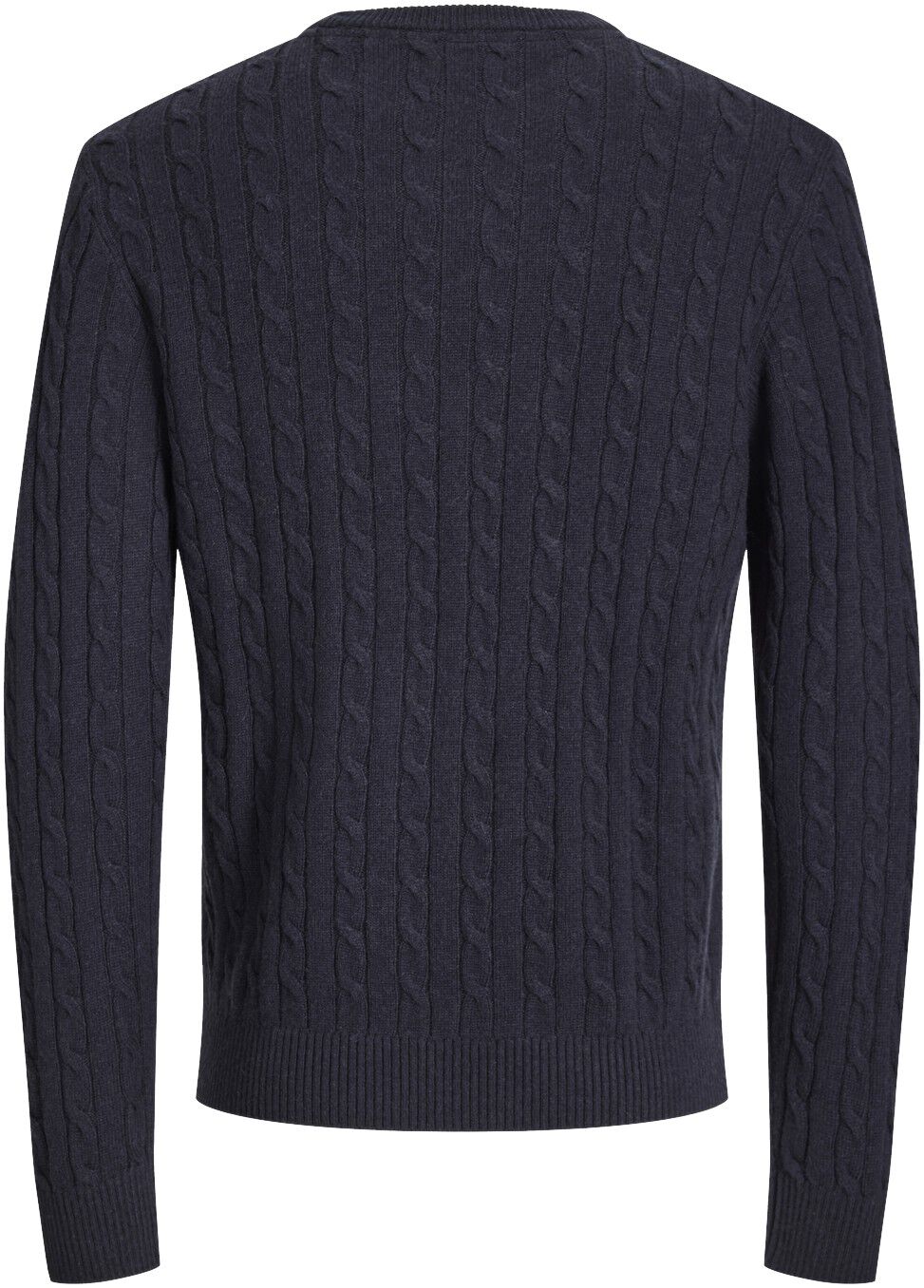 Jprblulambswool Knit Cable Crew Neck