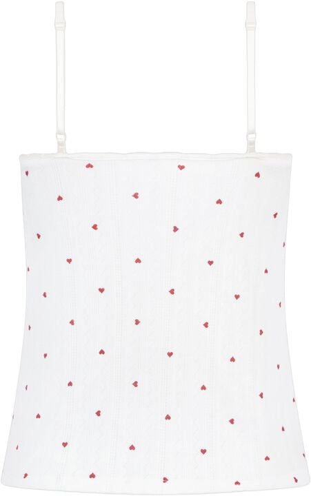 CAMI POINTELLE LACE HEART