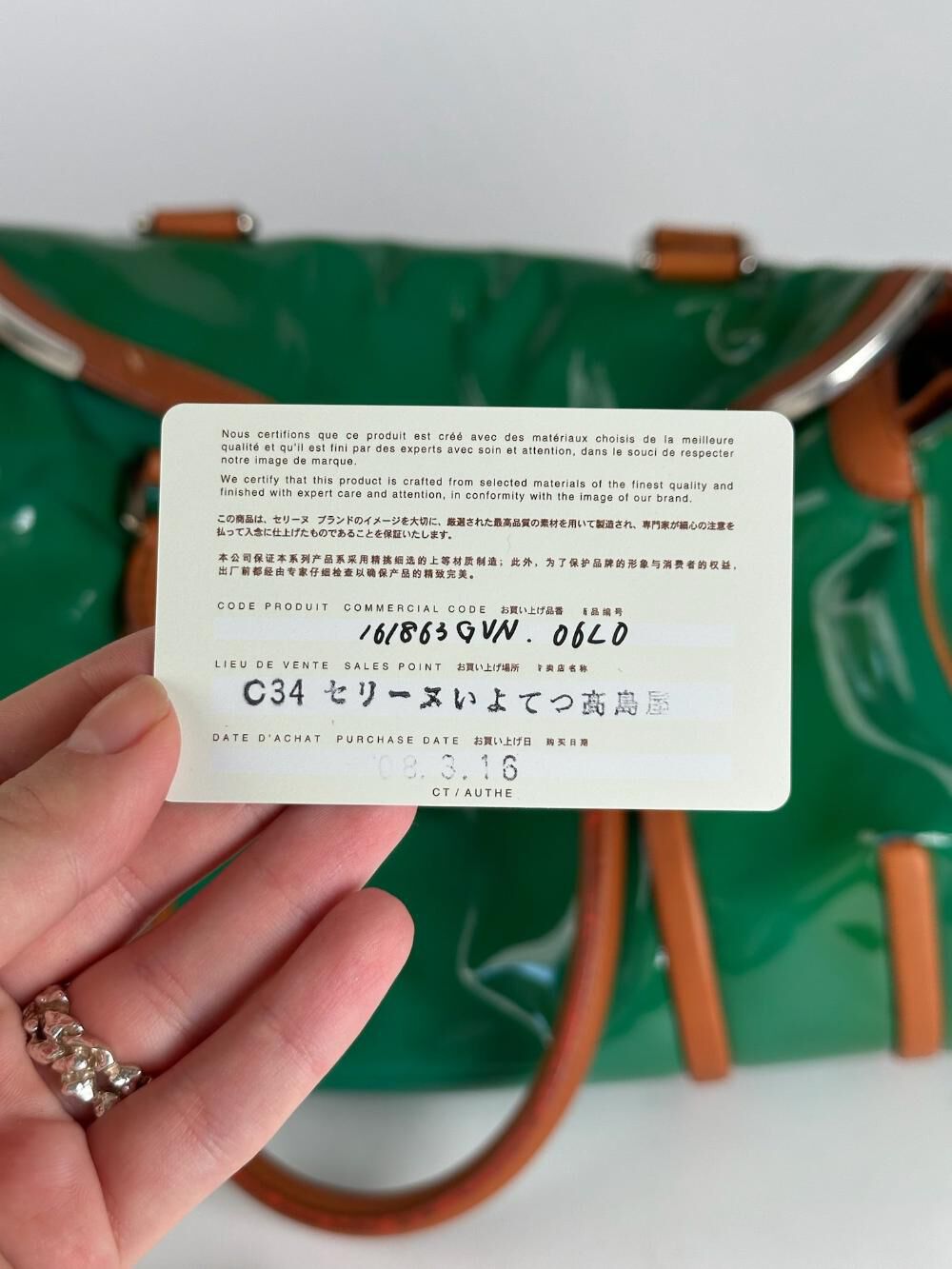 Celine Travel Bag