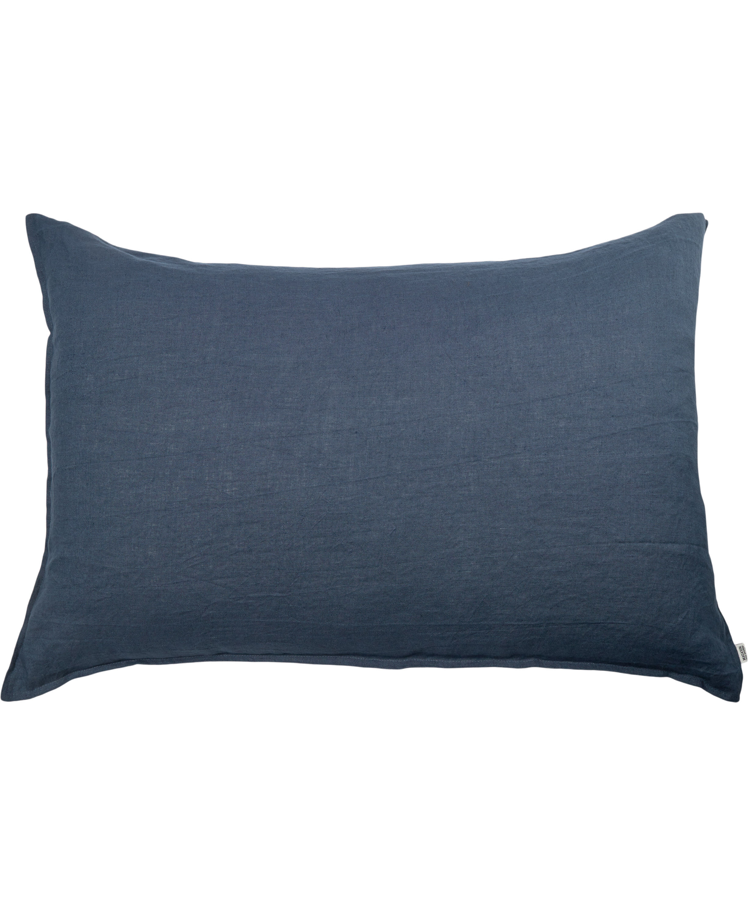 H&oslash;r vasket pude M&oslash;rkebl&aring; 60x90