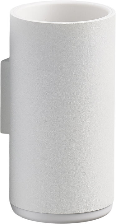 Tandborstmugg för vägg Rim 13,6 cm White