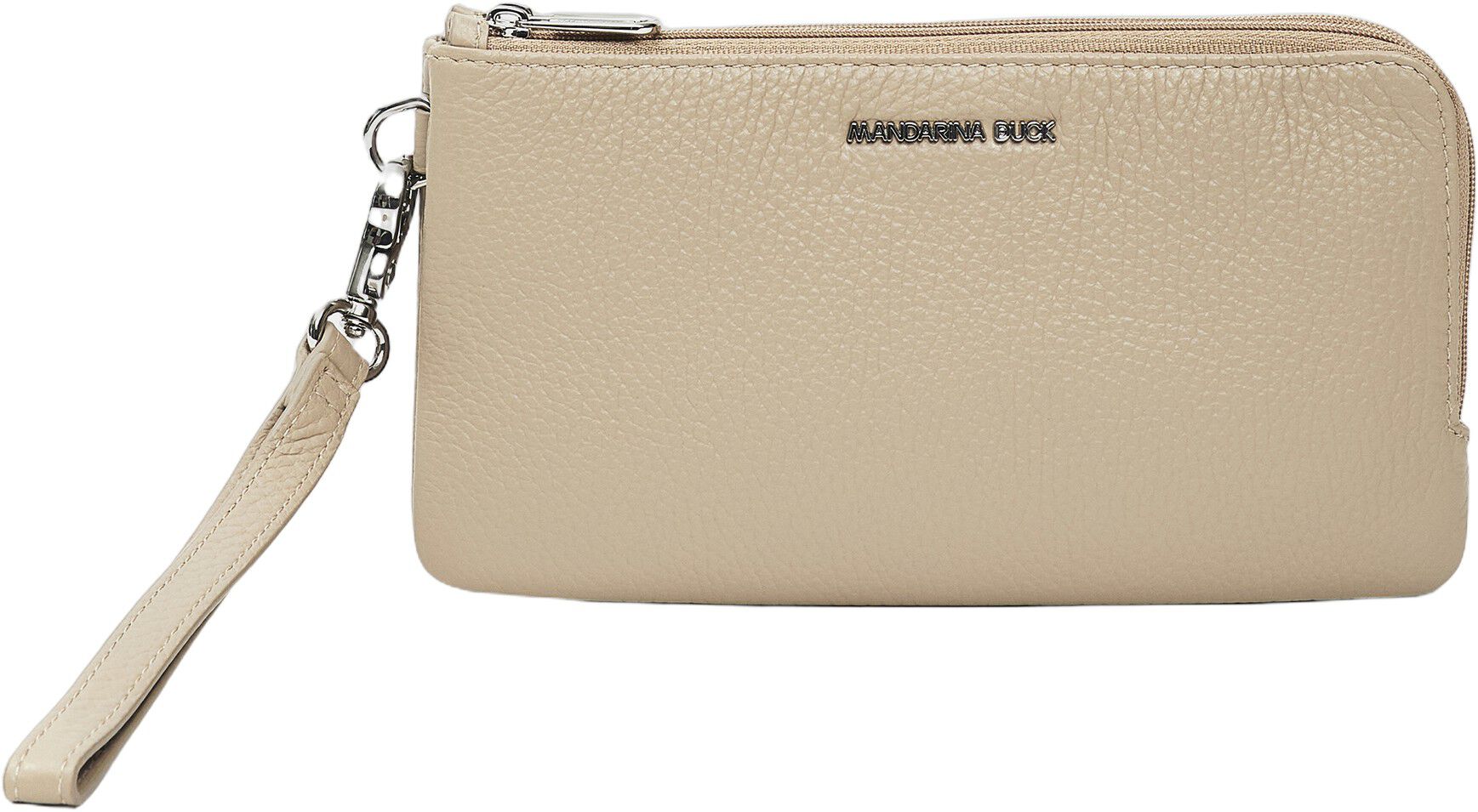 MELLOW LEATHER POUCH / WARM TAUPE