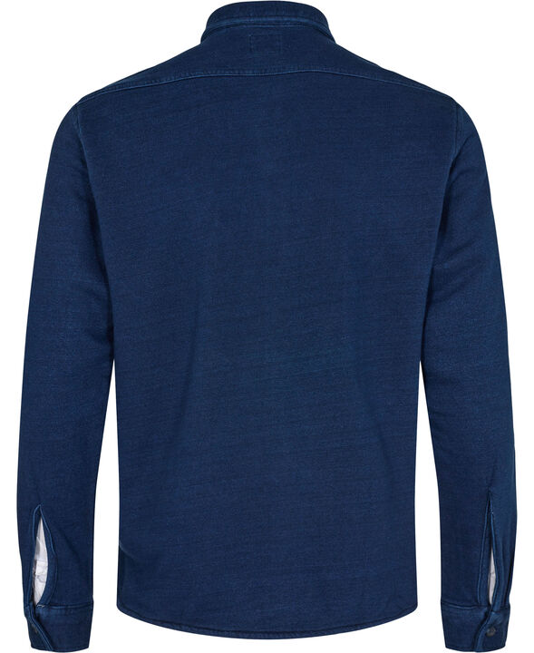 WORKING_FLEECE_SHIRT INDIGO
