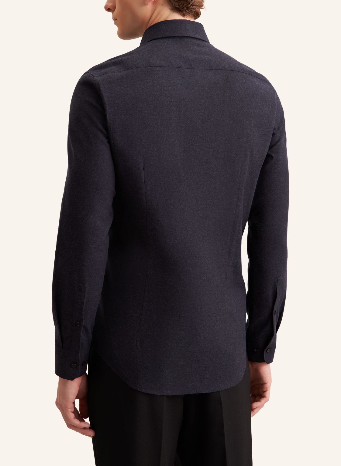 Flannel shirt Slim 1/1 Kent-Collar Flannel