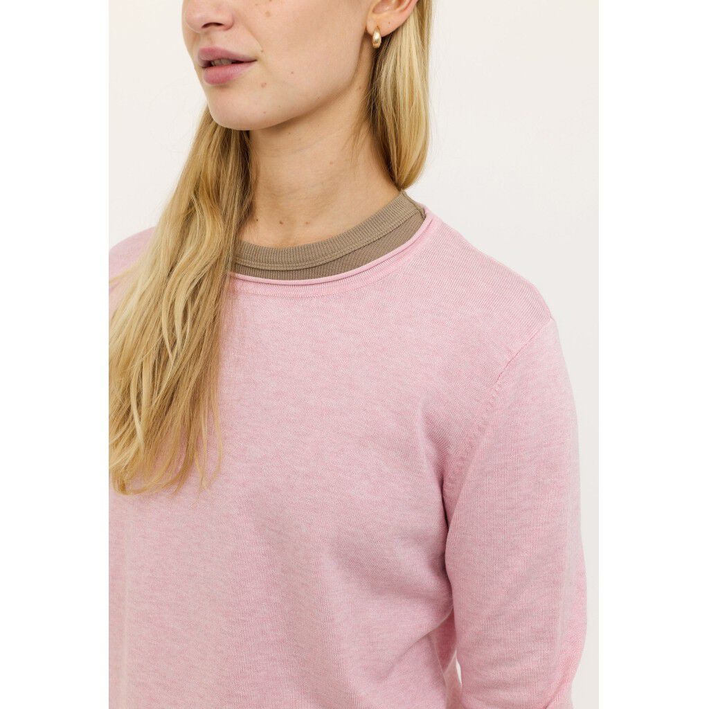 SRMarla O-neck Roll Egde Knit