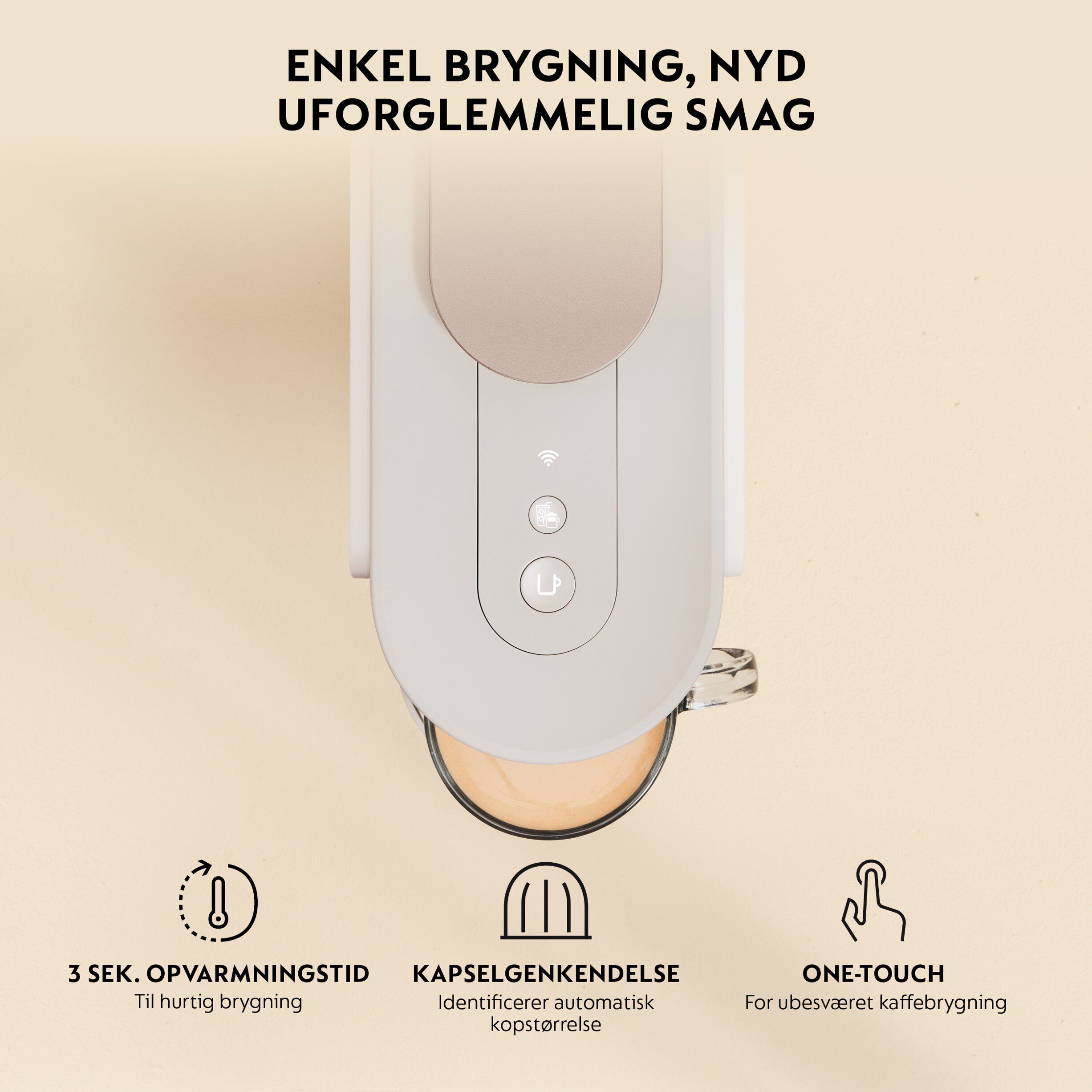 Nespresso Vertuo UP bundle (Hvid)
