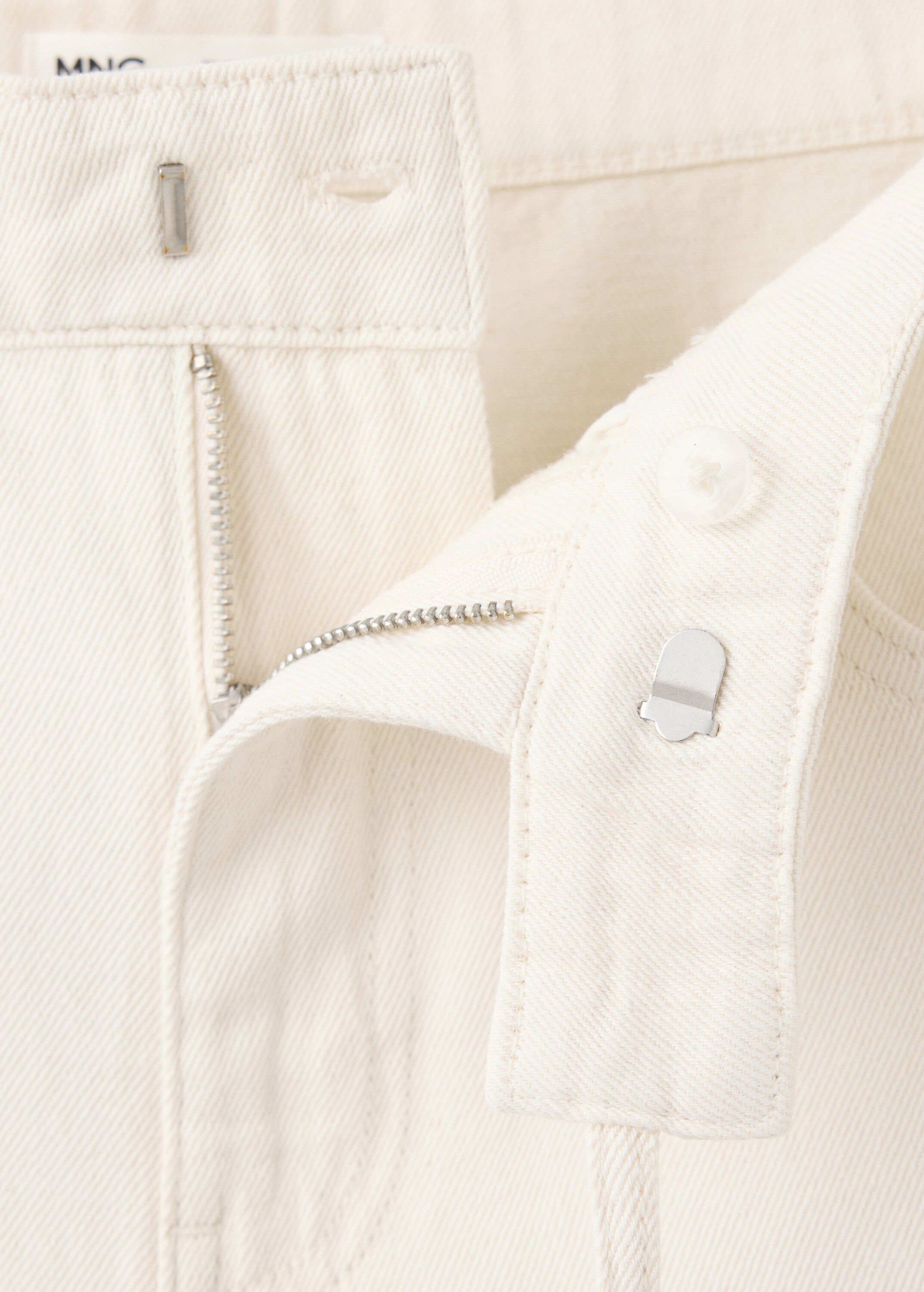 Low-rise tie jeans