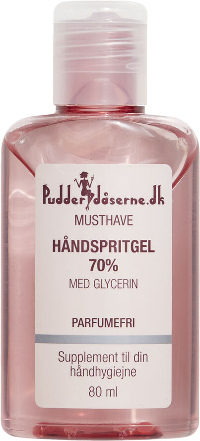 Pudderdåserne Håndsprit Gel 70% 80 ml