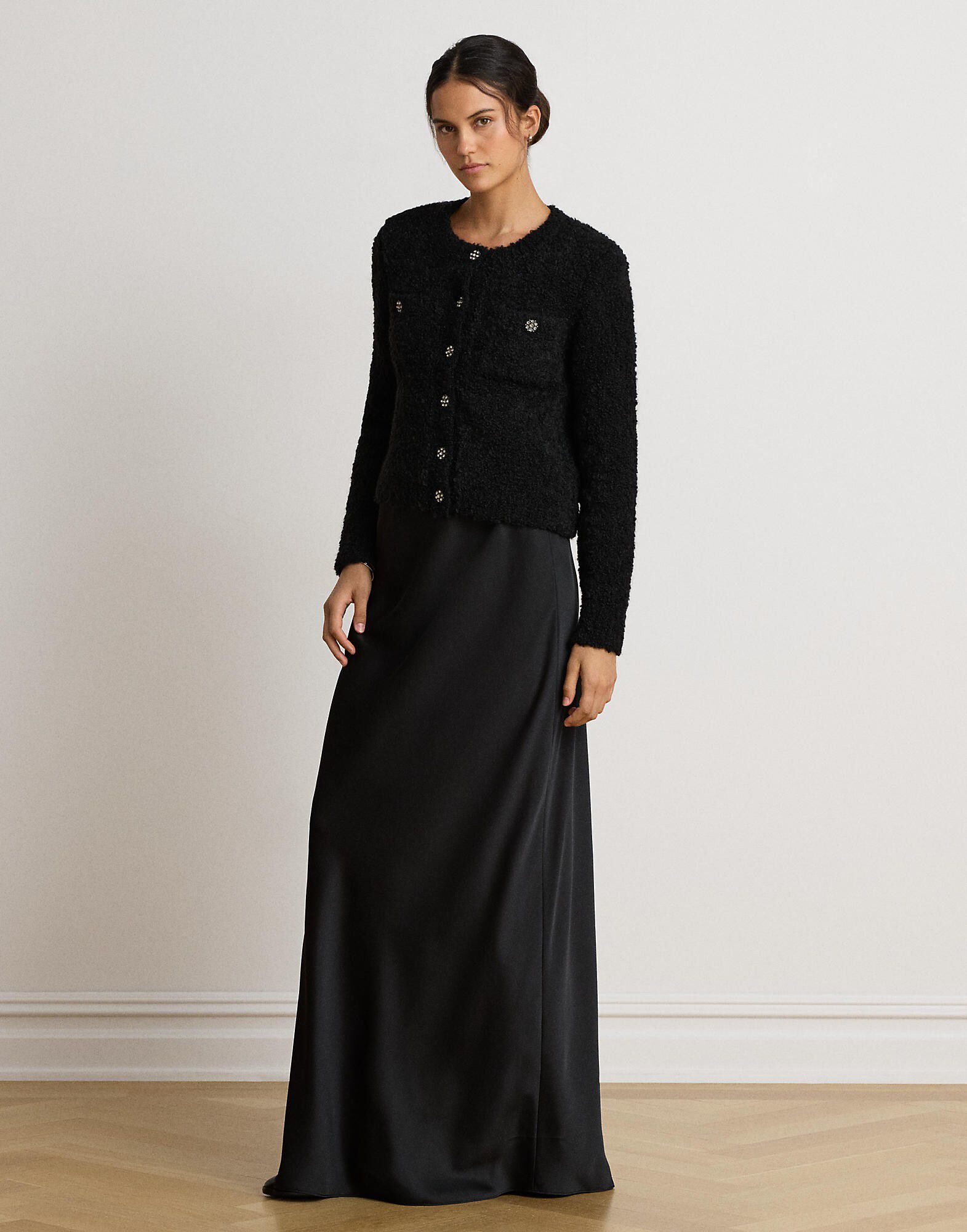 TEXTURED BOUCLE-SWTR-JACKET