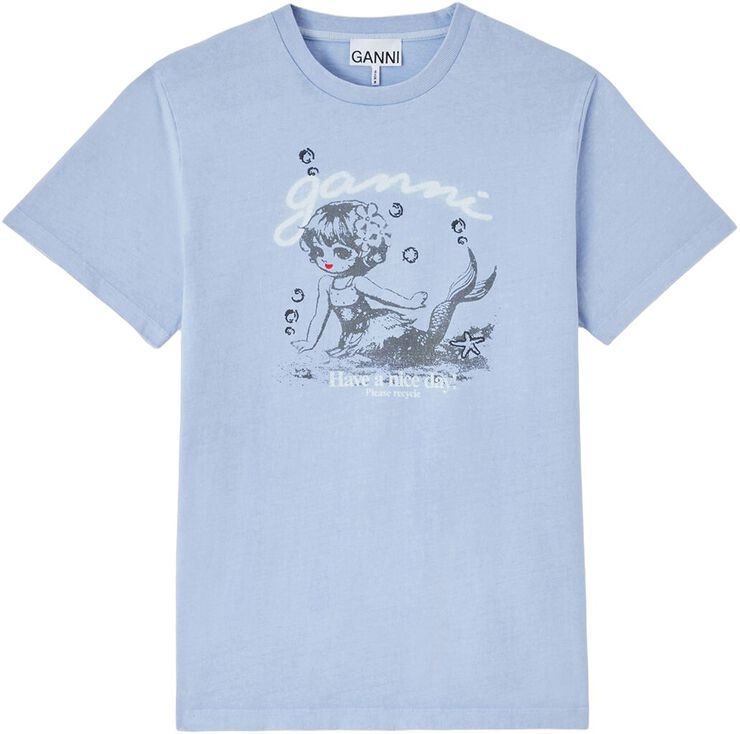 Future Jersey Washed T-shirt Mermai
