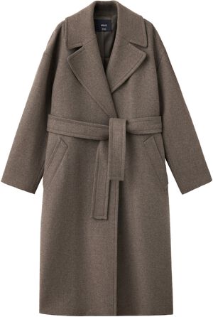 Manteco wool coat with belt