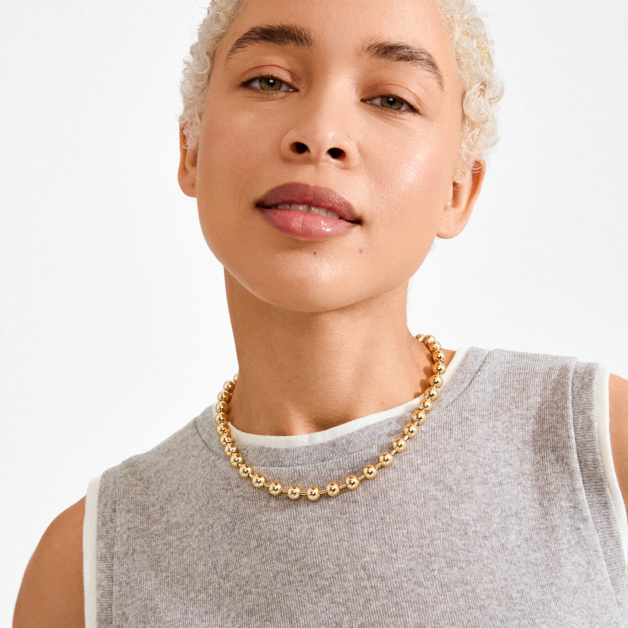 AIR halsk&aelig;de guldbelagt