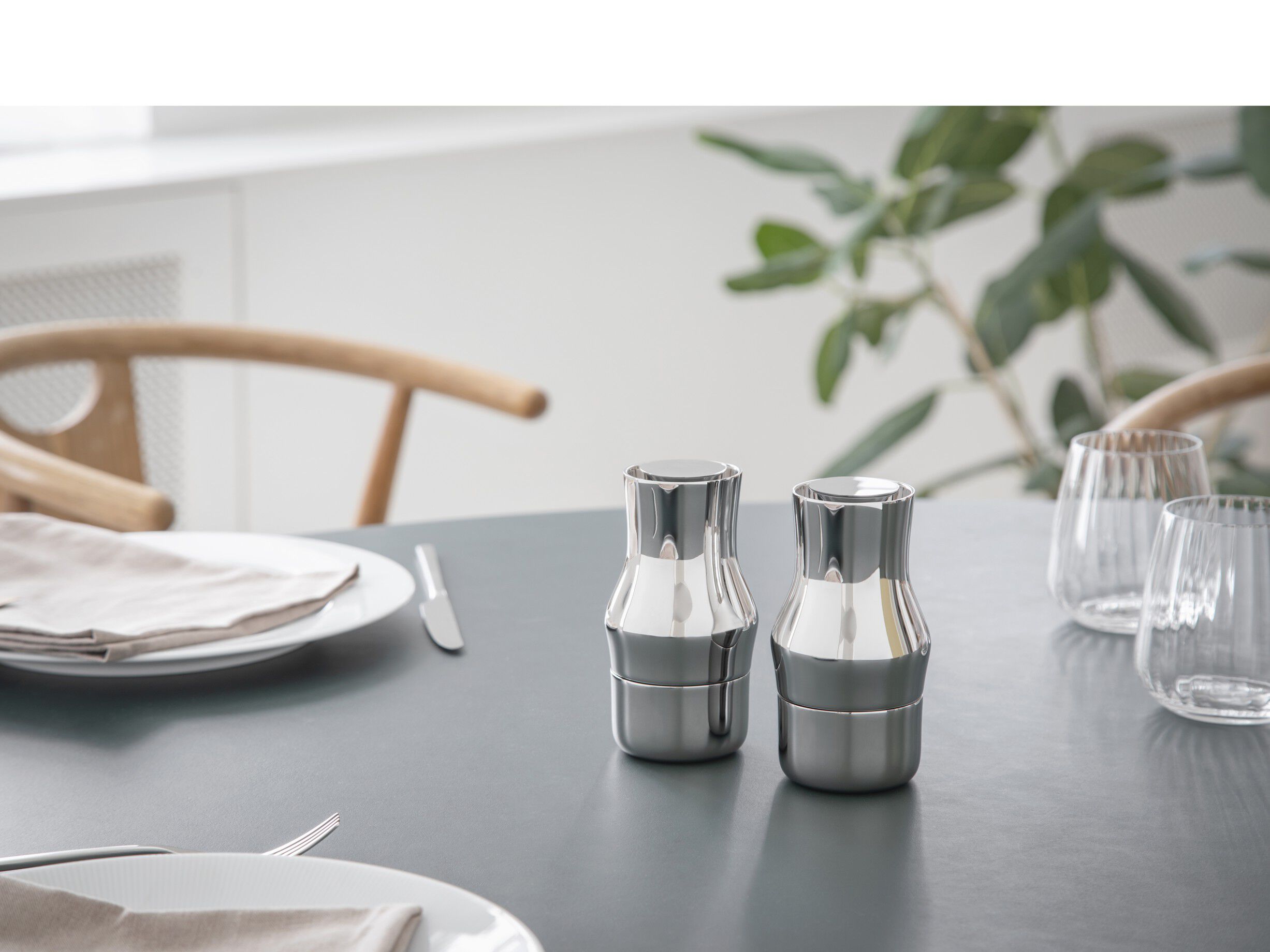 Kvarn Dorotea 14 cm Blankt st&aring;l