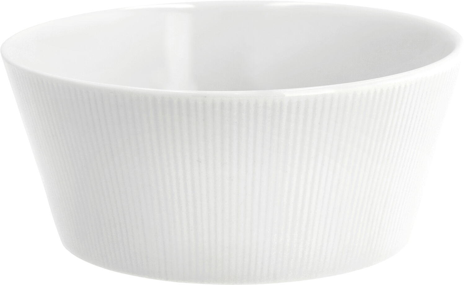 Sk&aring;l Eventail 0,5 liter 15 cm Vit