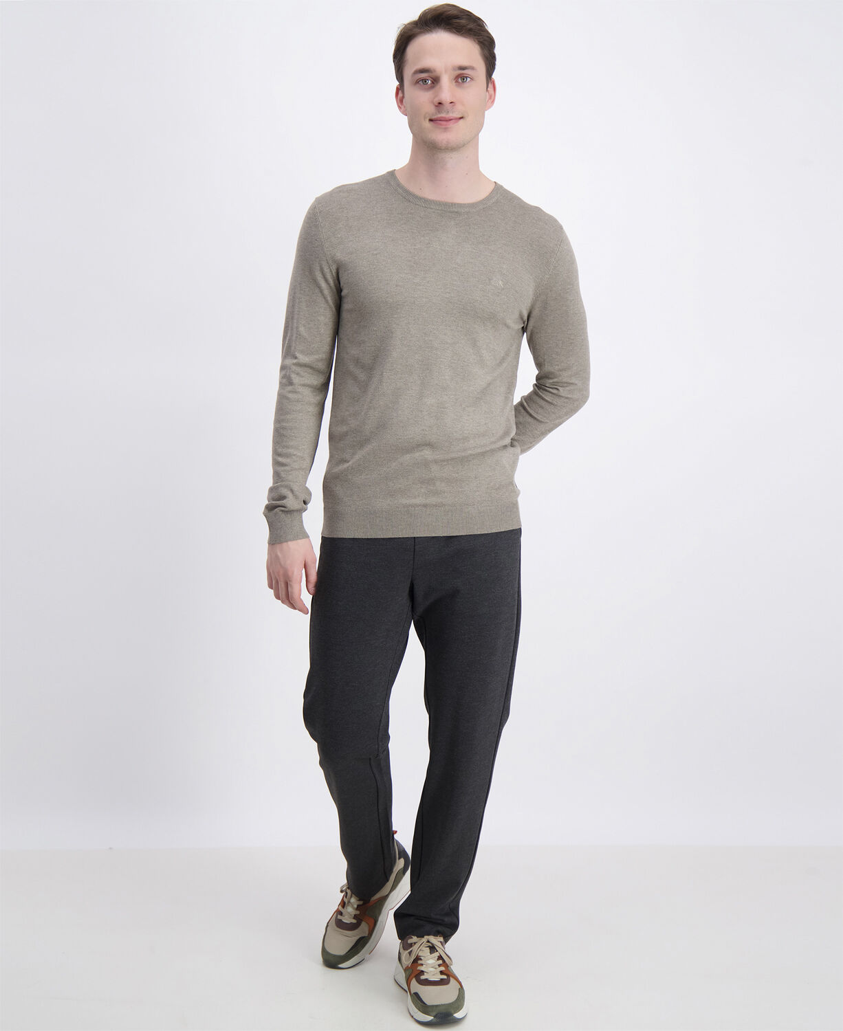 Ecovero L/S o-neck knit