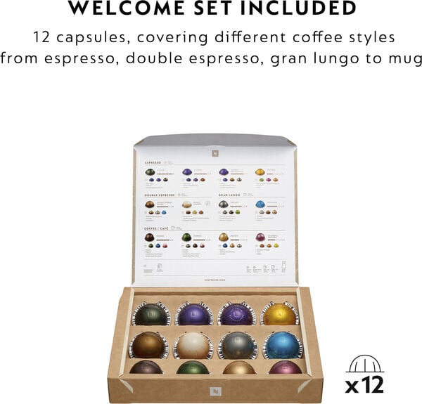 Nespresso Vertuo Pop coffee machine fraDeLonghi, Liquorice Bl