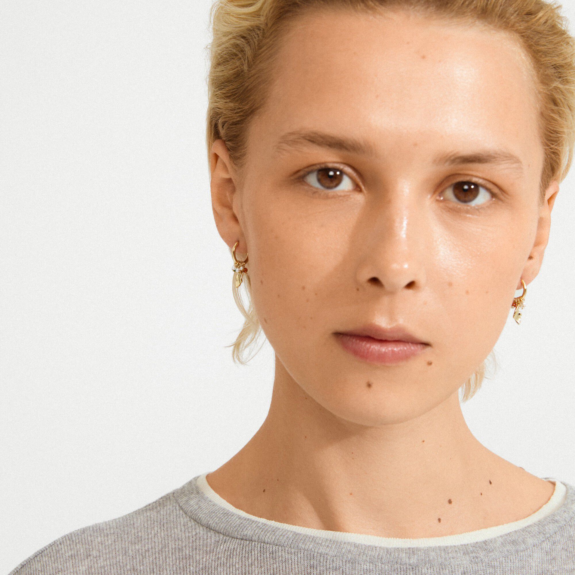 SENSE &oslash;reringe guldbelagt/multi