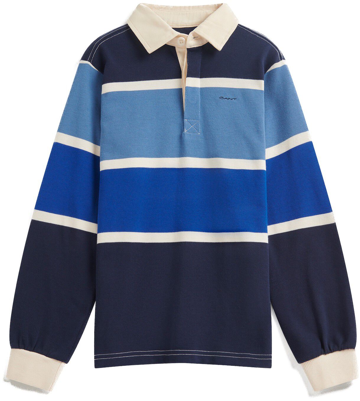 Striped Script Graphic Rugger