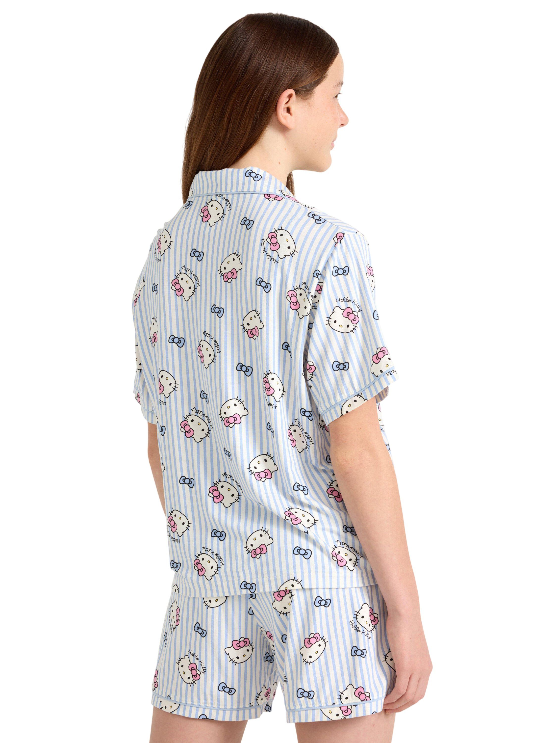Patterned pyjama set in viscose jer