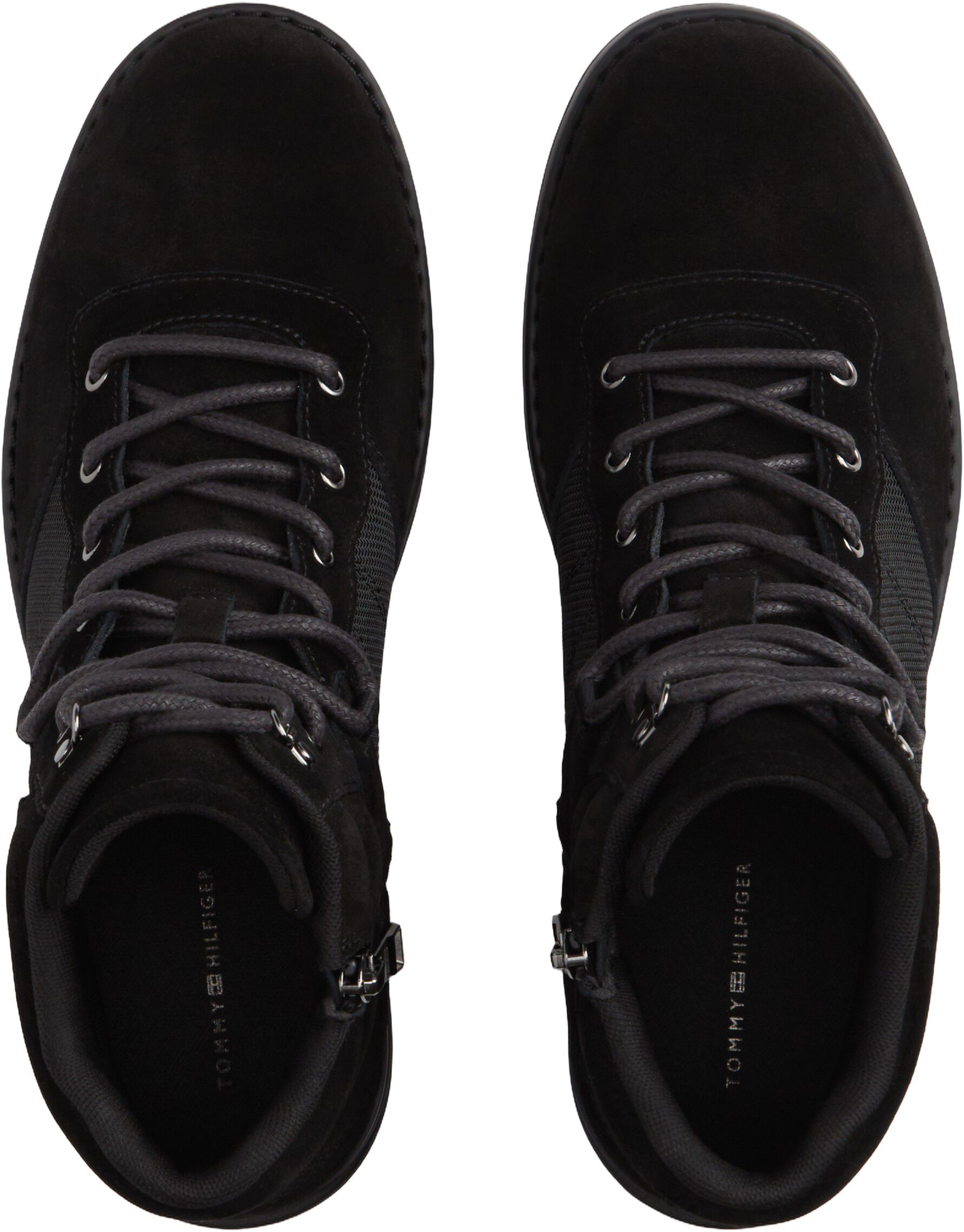 Suede Outdoor Cleat Mesh Panel Boots