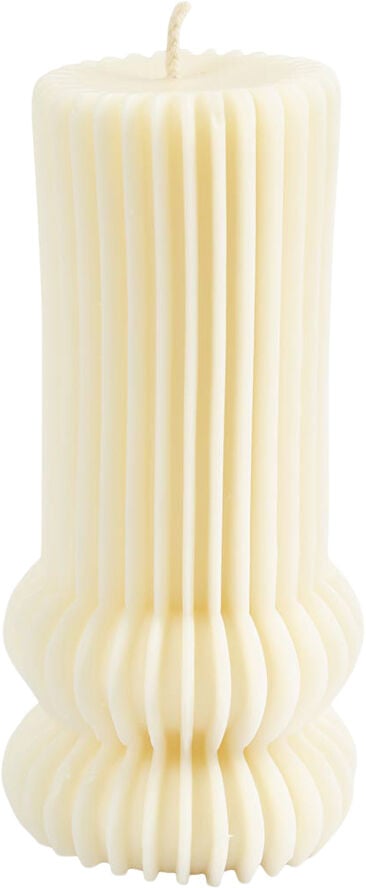 Silikoneform, Rillet cylinder med buer, H: 12,5 cm, diam. 6