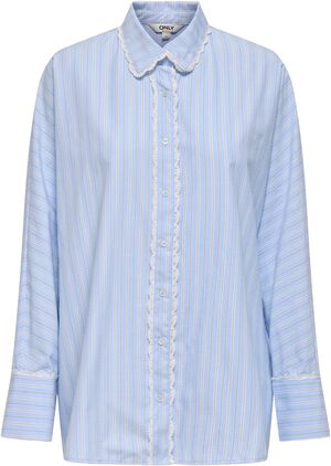 ONLOSIRIS LS STRIPED LACE SHIRT WVN