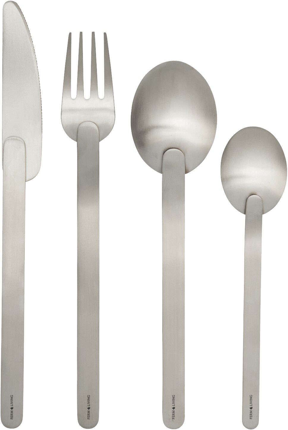 Stelo Cutlery - Set of 4 - Brushed Stainless Steel