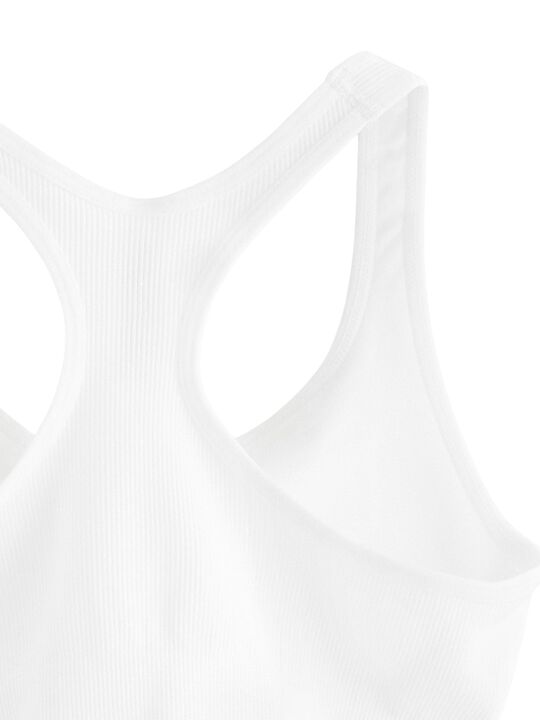 Ribbad mjuk bh utan sömmar