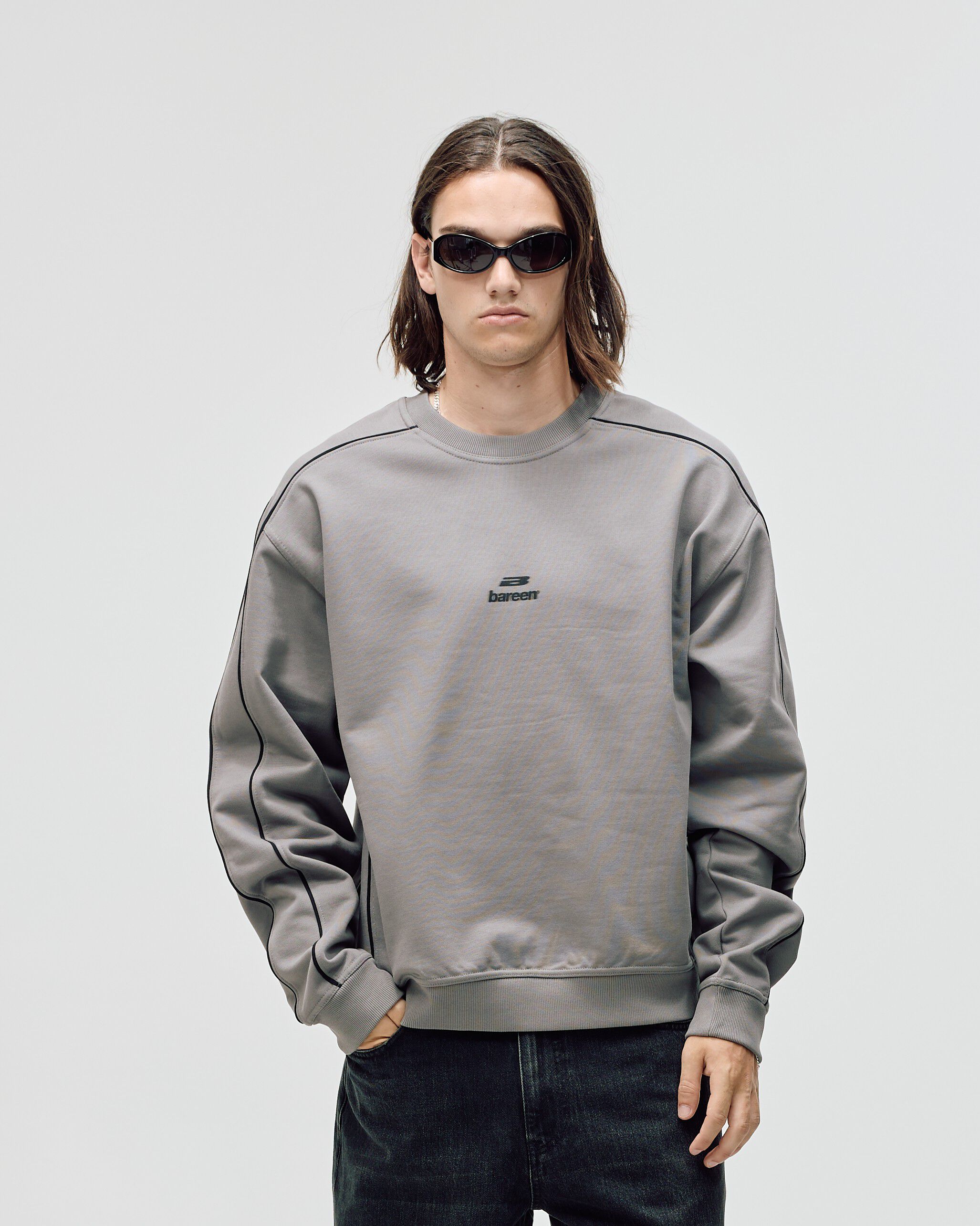 AW26 LOGO OVERSIZED CREWNECK