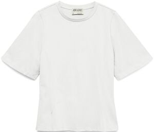 AWVANESSA 2/4 O-NECK FITTED T-SHIRT