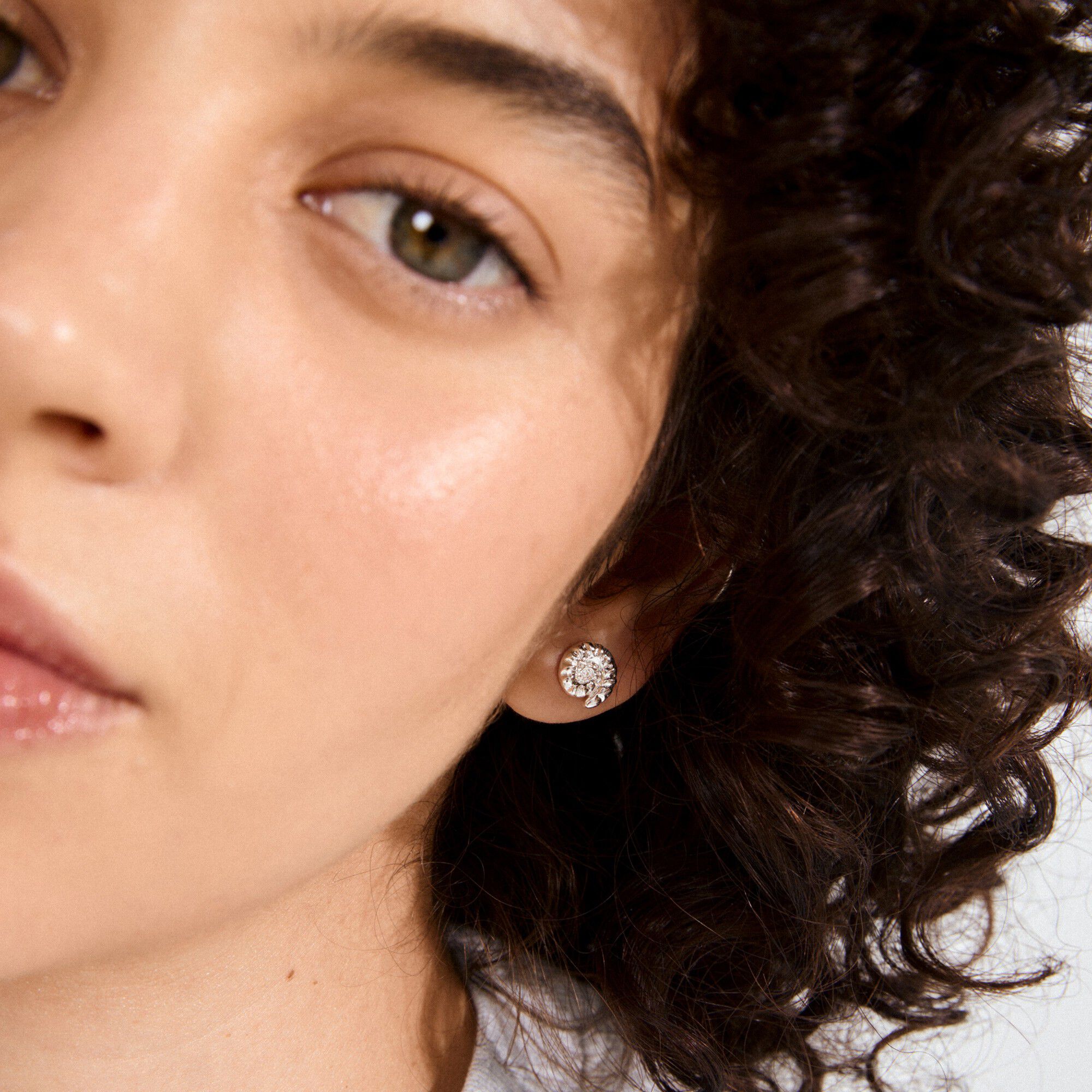 HAZE earrings silver-plated