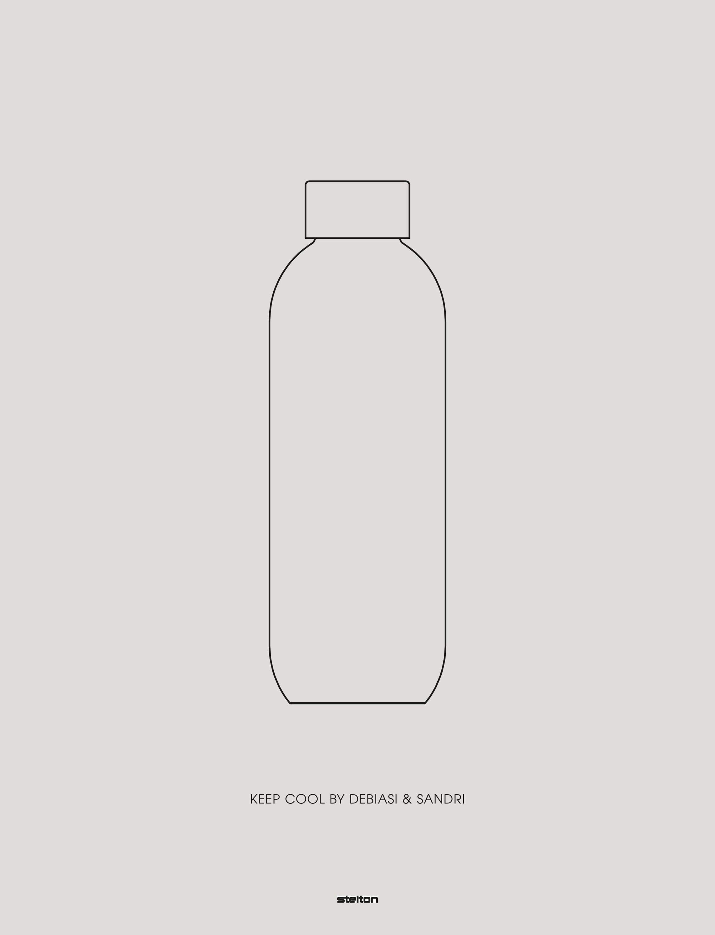 Keep Cool termosflaska 0.6 l. soft cherry red