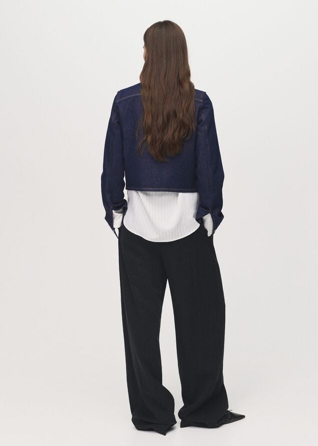 Denim jacket with pockets