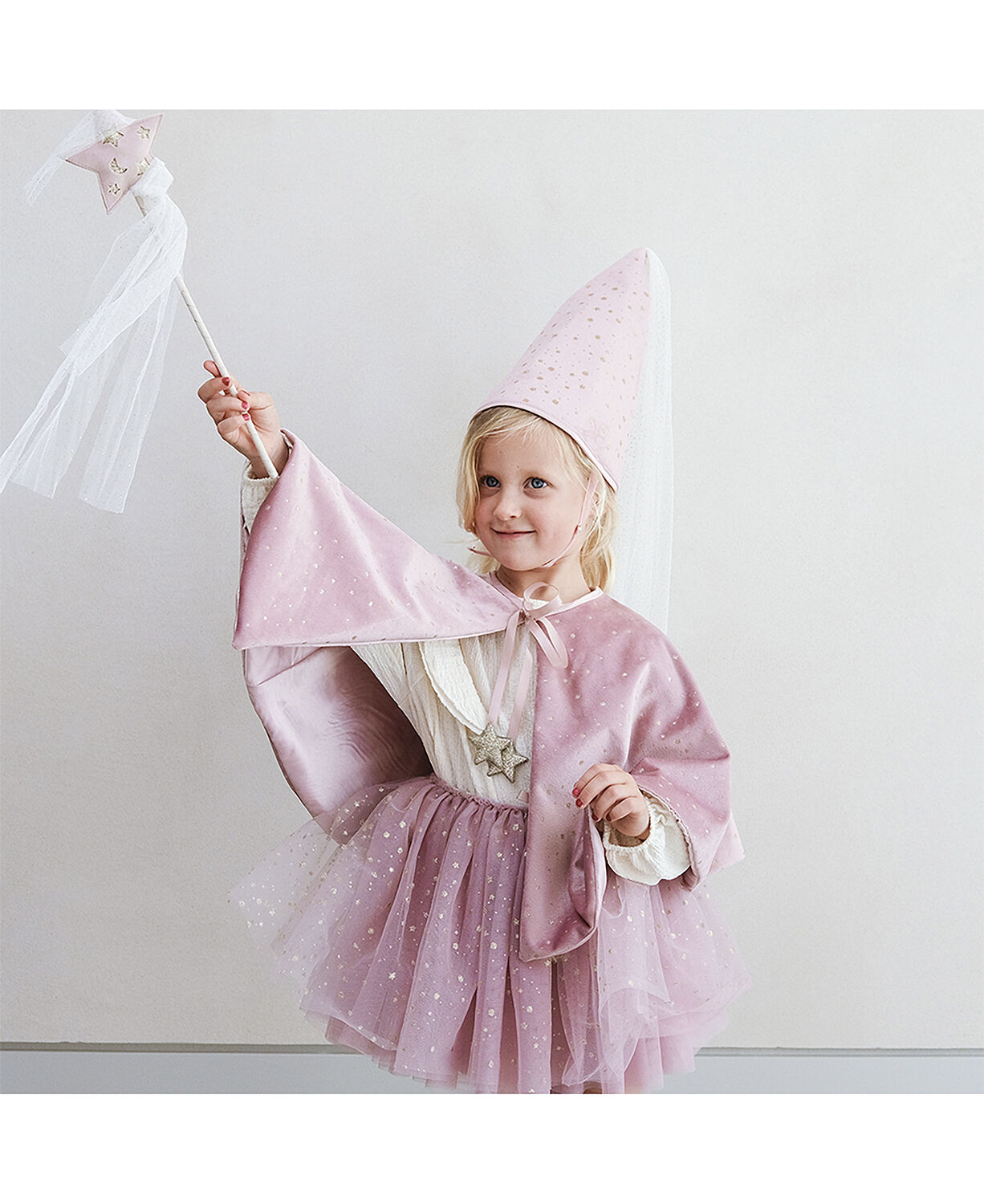 Mimi & Lula - Kappe - Velvet Princess Pink Luxe 3-8 &aring;r