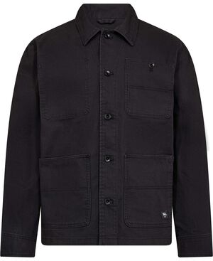 Drill Chore Canvas Jacket Black