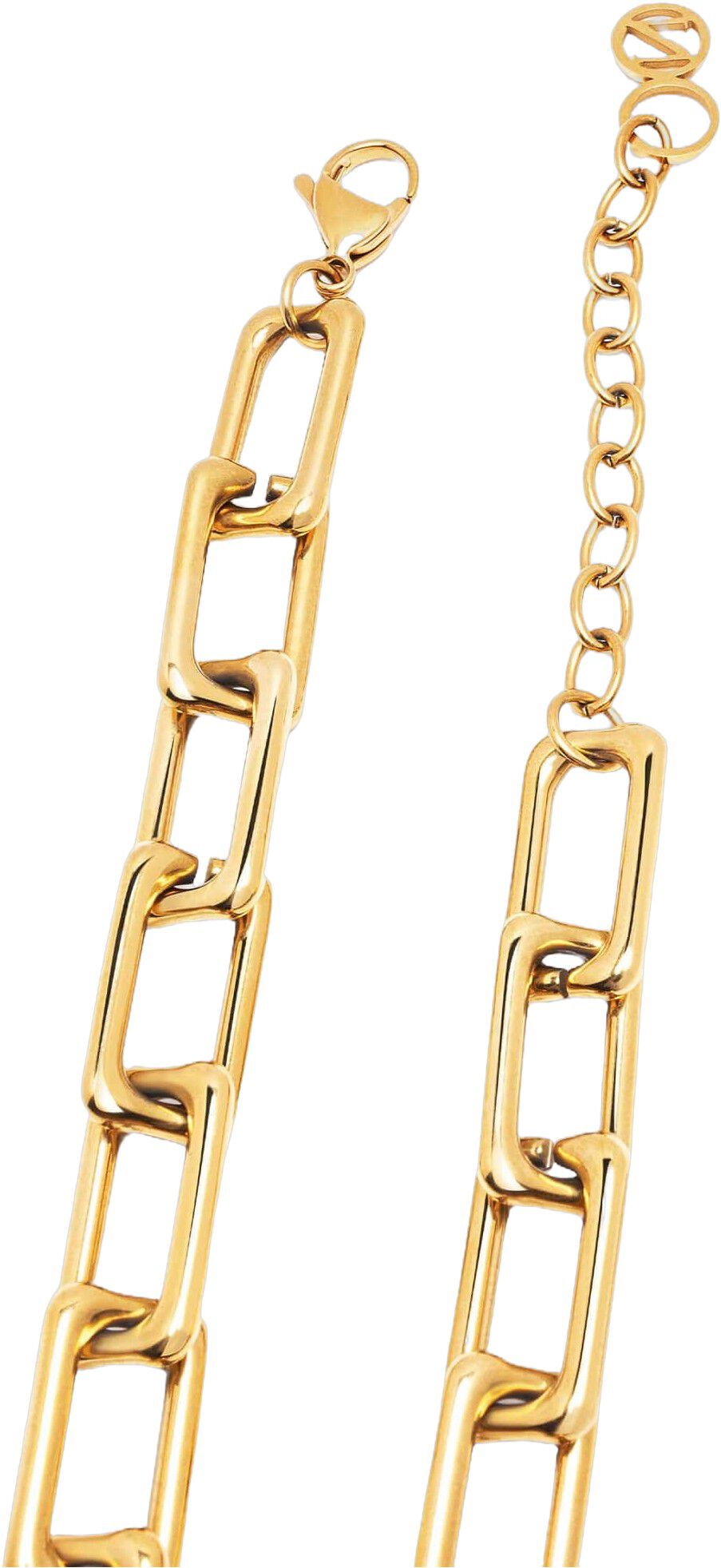 Women's Gold Paperclip Chain